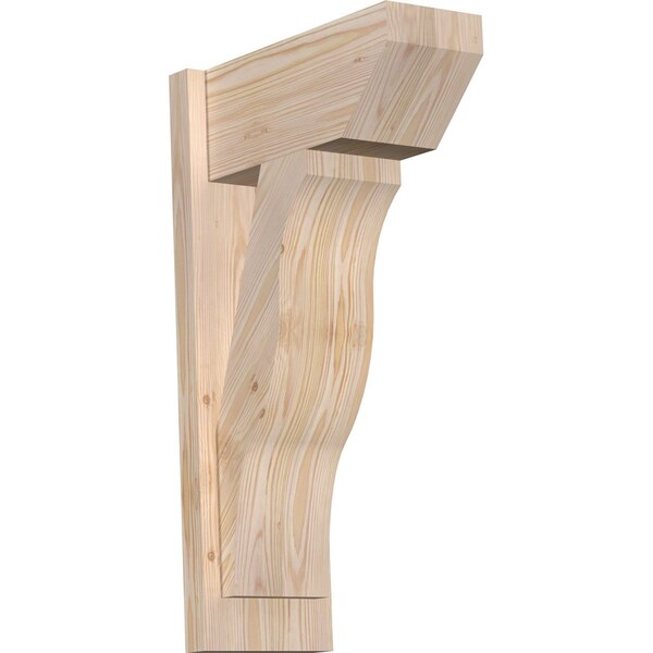 Ekena Millwork Funston Slat Smooth Outlooker, Douglas Fir, 7 1/2"W x 16"D x 28"H OUT08X16X28FST06SDF - main